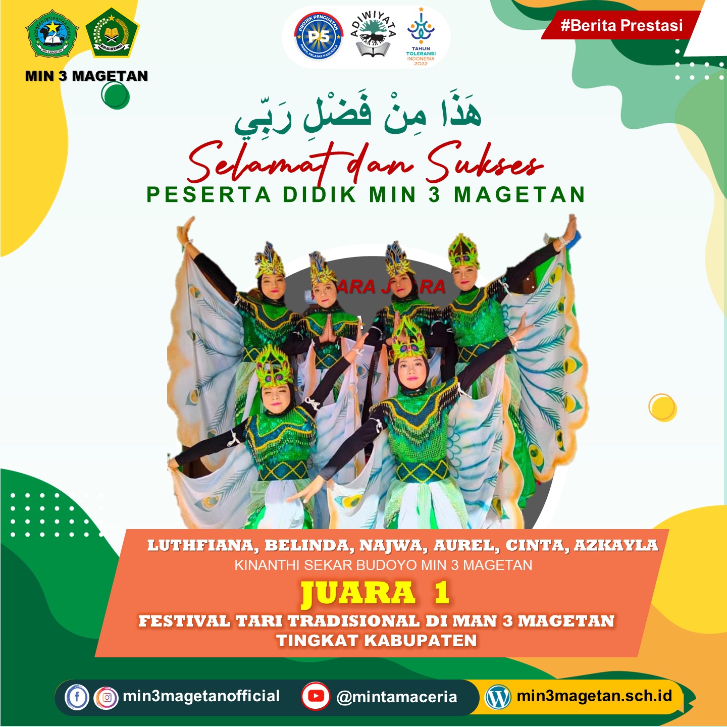 Juara 1 Festival Tari Tradisional